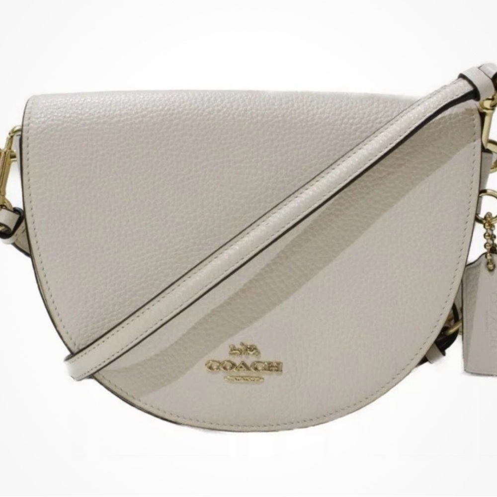 Coach Cream Leather Crossbody Bag